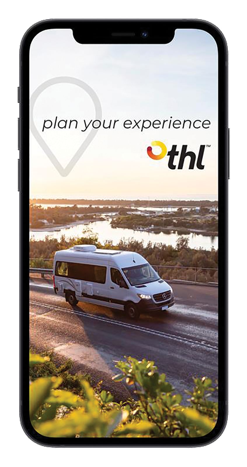 Phone with thl Roadtrip App